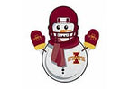 Rico Industries Ncaa Iowas State Cyclones Snowman Shape Cut Pennant - Home And Living Room D  Cor - Soft Felt Ez To Hang
