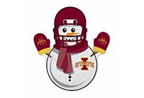 Rico Industries Ncaa Iowas State Cyclones Snowman Shape Cut Pennant - Home And Living Room D  Cor - Soft Felt Ez To Hang