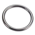 MarineNow Stainless Steel Round Ring 316 Marine Grade 3/8 x 2 (10mm x 50mm), 5-Pack