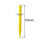 24Pcs Durable Tent Pegs Plastic Spike Hook Awning Camping Caravan Visual Marker,12X 6Inch + 12X 9Inch