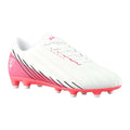 Vizari Tesoro Junior Firm Ground Soccer Cleats – White/Pink