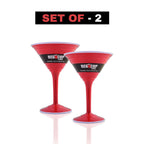 Redcupliving 12oz Reusable Cocktail Cups | BPA-Free Double-Wall Red Drinkware