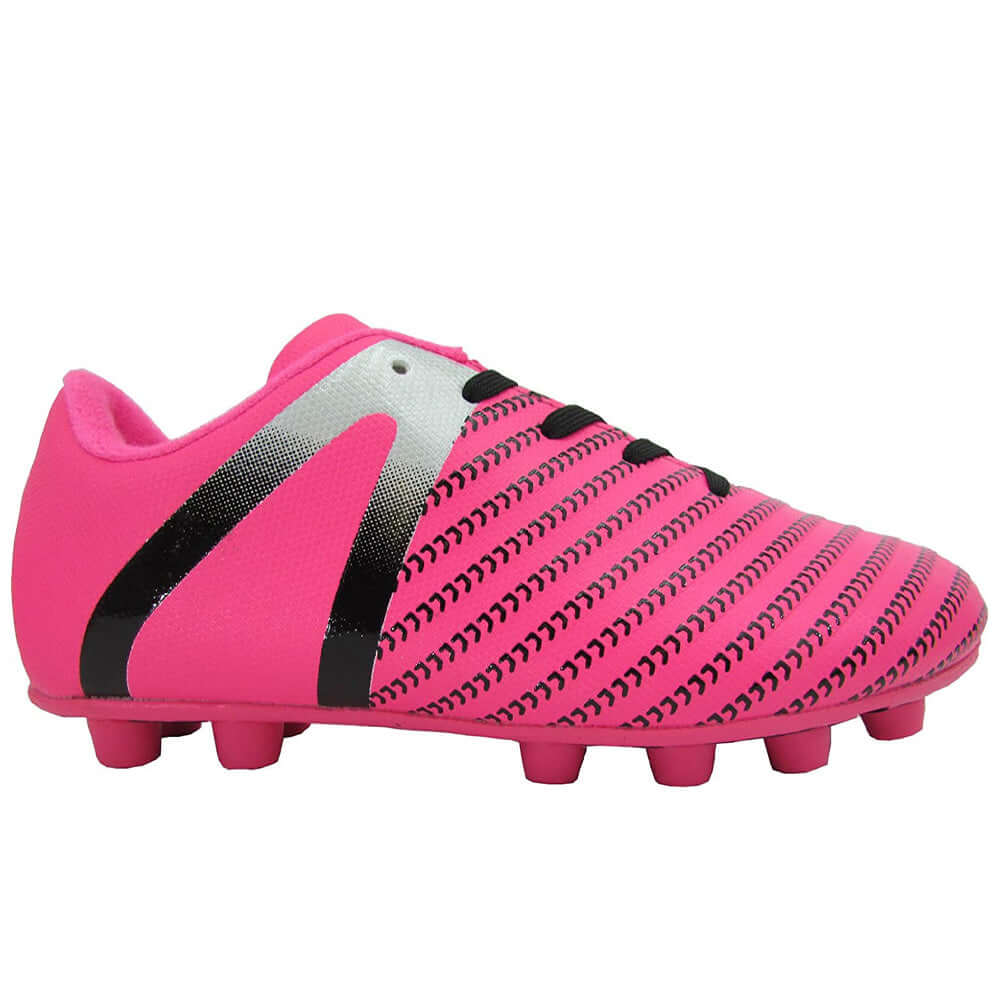 Vizari Impact Firm Ground Soccer Shoes – Pink/Silver