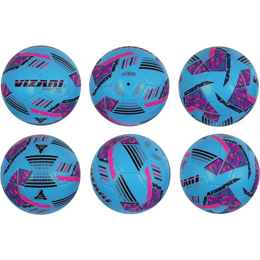 Vizari Reflect Pro Premium Indoor Soccer Ball – Sky Blue