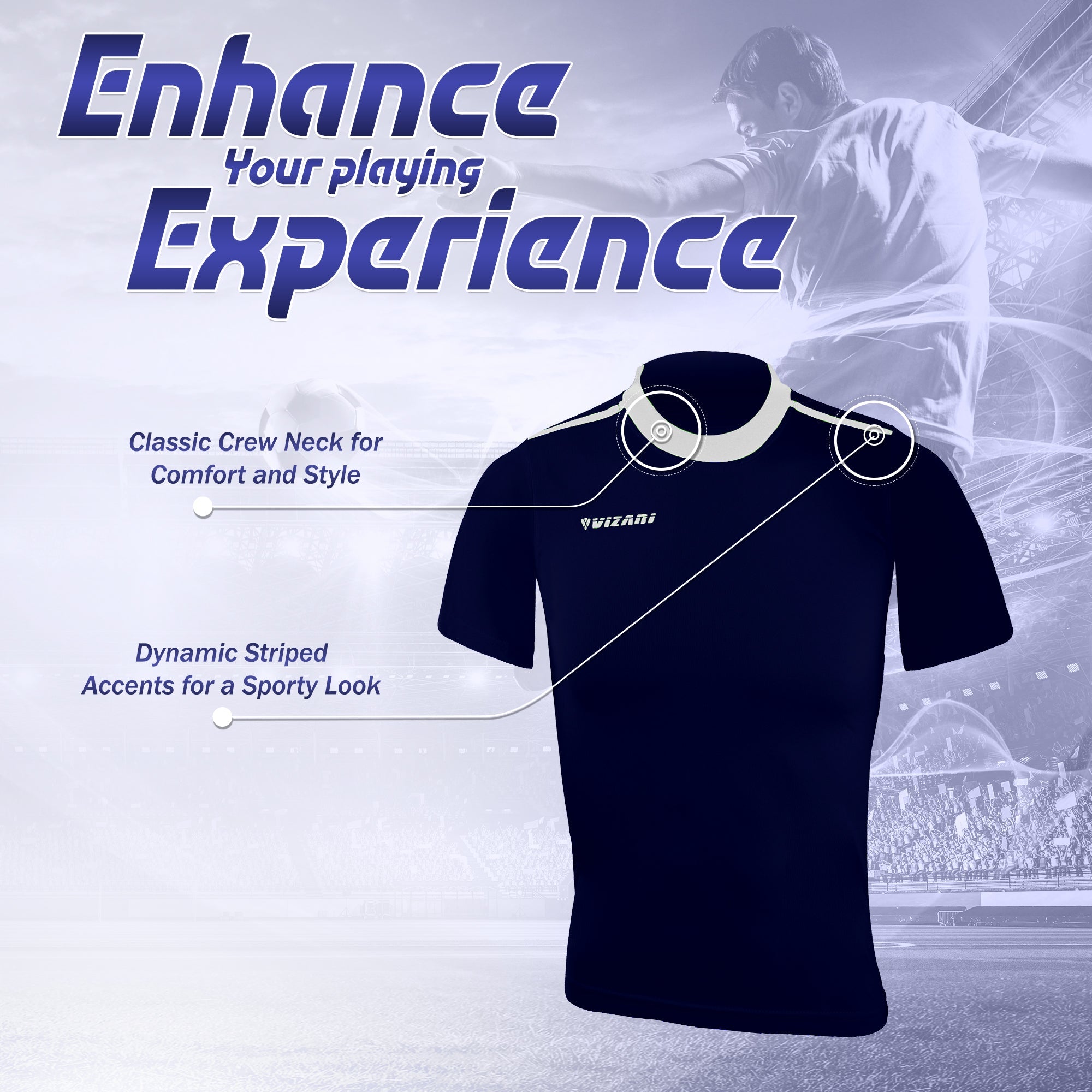 Velez Jersey-Navy - Vizari Sports