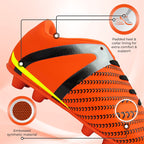 Impact Firm Ground Soccer Shoes -Orange/Silver - Vizari Sports