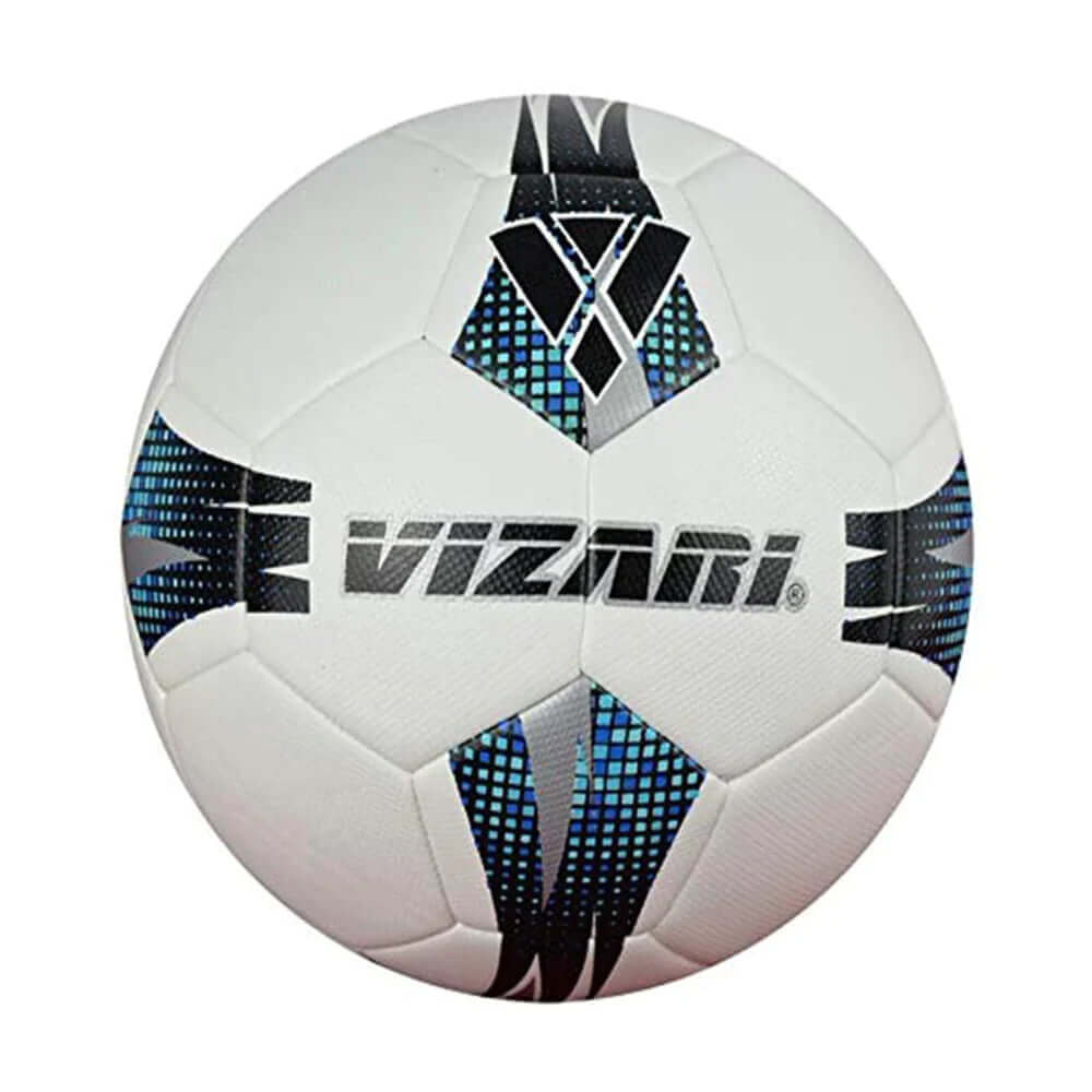 Vizari Villa Soccer Ball – White/Blue/Black