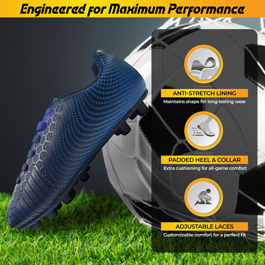 Vizari Stealth Firm Ground Soccer Shoes – Navy