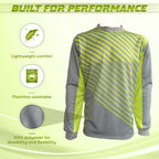 Vizari Arroyo Padded Long Sleeve Goalkeeper Jersey Grey/Yellow