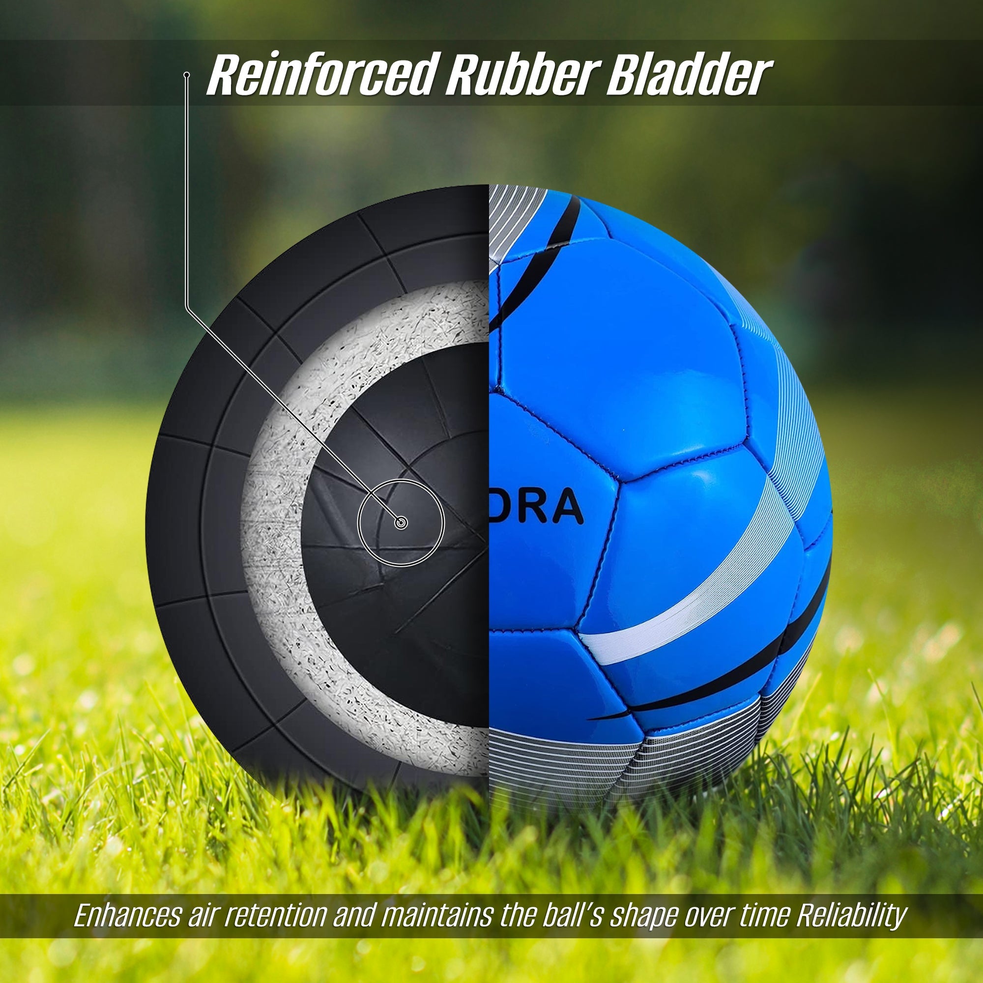 Vizari Hydra Soccer Ball – Blue