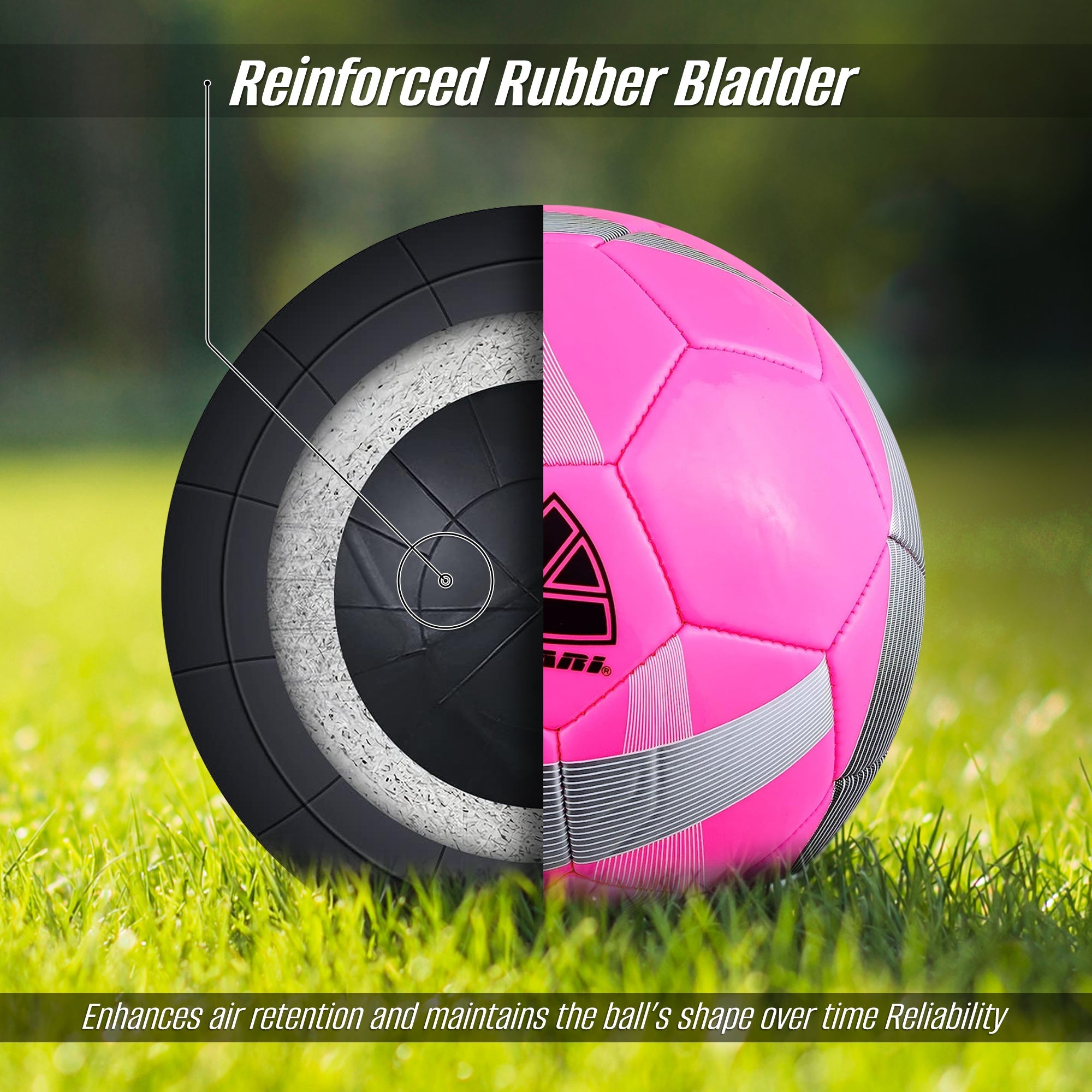 Vizari Hydra Pink Soccer Ball