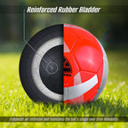 Vizari Hydra Soccer Ball Red