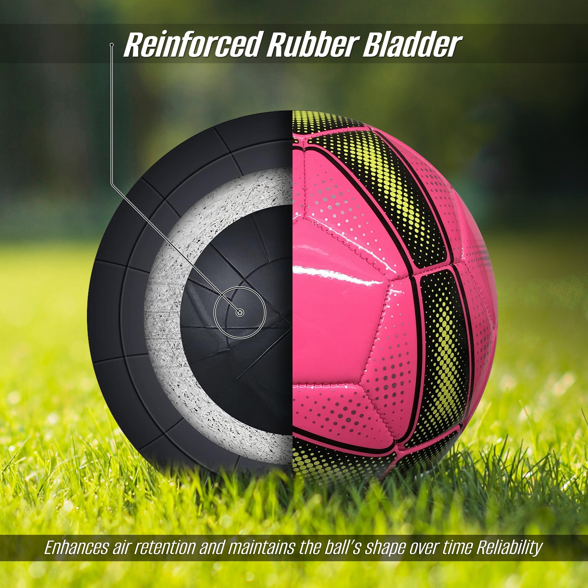 Vizari Cordoba USA Soccer Ball -Pink