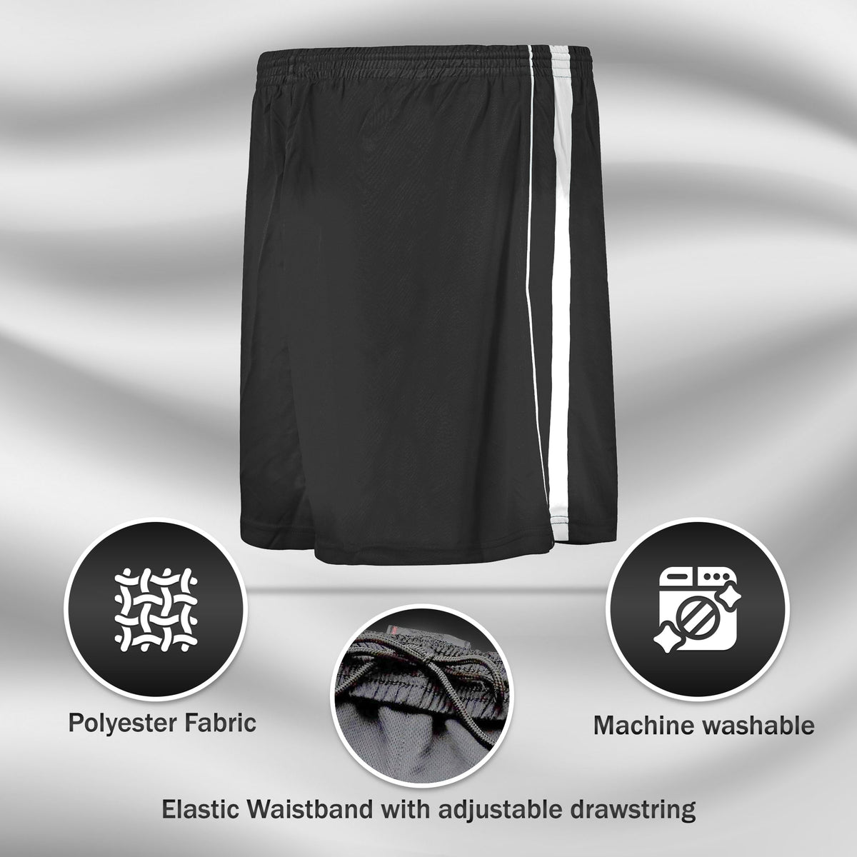 Vizari Campo Soccer Shorts – Black