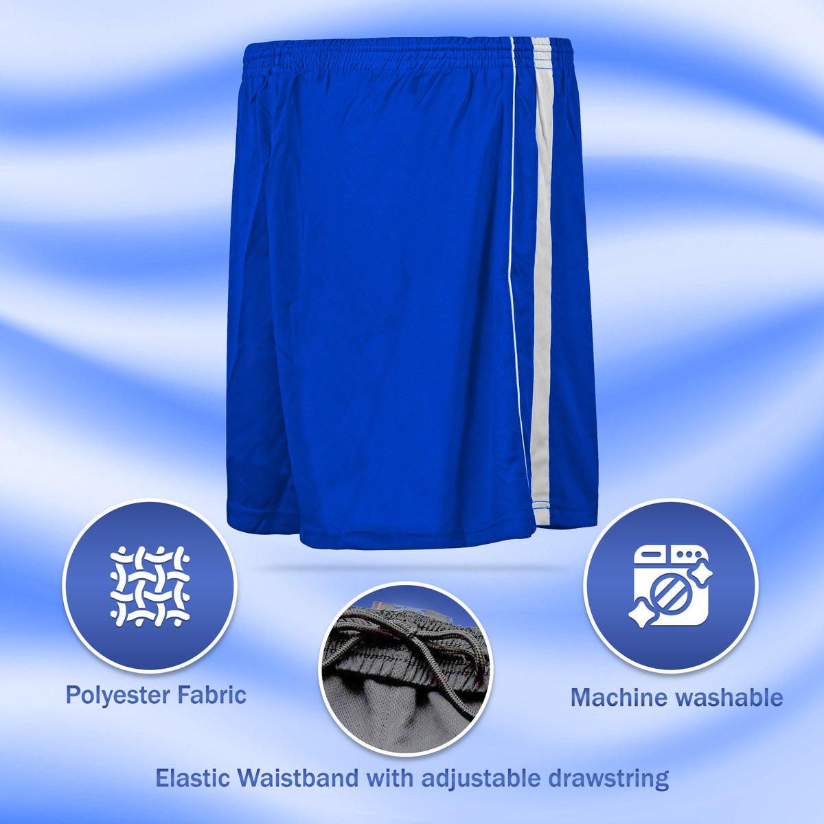 Vizari Campo Soccer Shorts Royal Blue | Vizari Sports