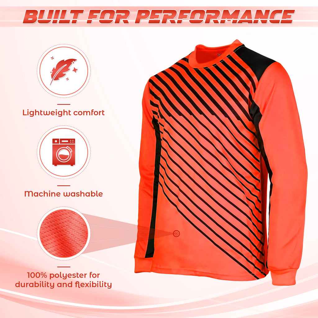Vizari Arroyo Long Sleeve Goalkeeping Jersey – Orange/Navy