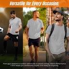 Performance T-Shirt-Silver - Vizari Sports
