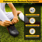 Vizari Stealth Firm Ground Soccer Shoes – Black/Orange