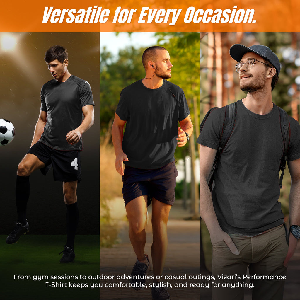 Vizari Performance T-Shirt – Black