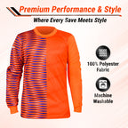 Vizari Portola Goalkeeper Jersey – Orange/Royal/Silver