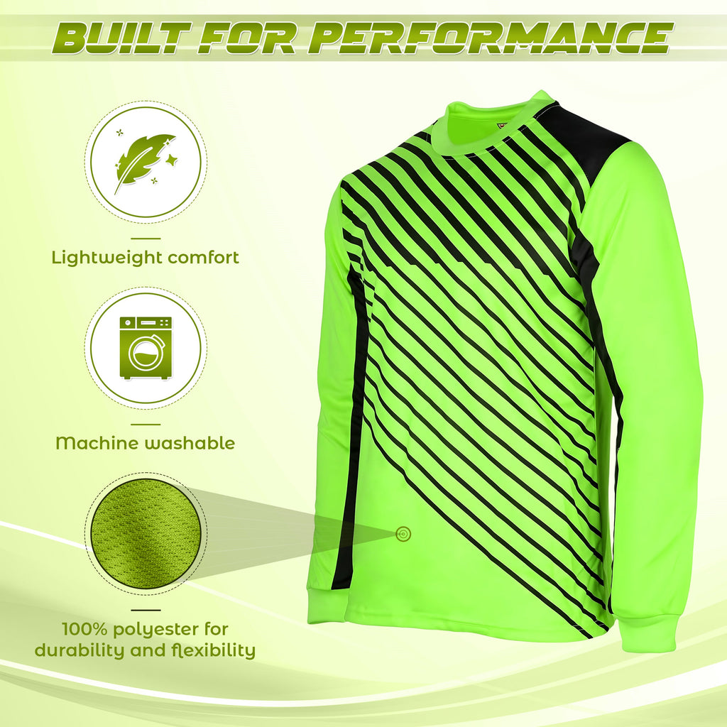 Vizari Arroyo Long Sleeve Goalkeeping Jersey – Green/Black