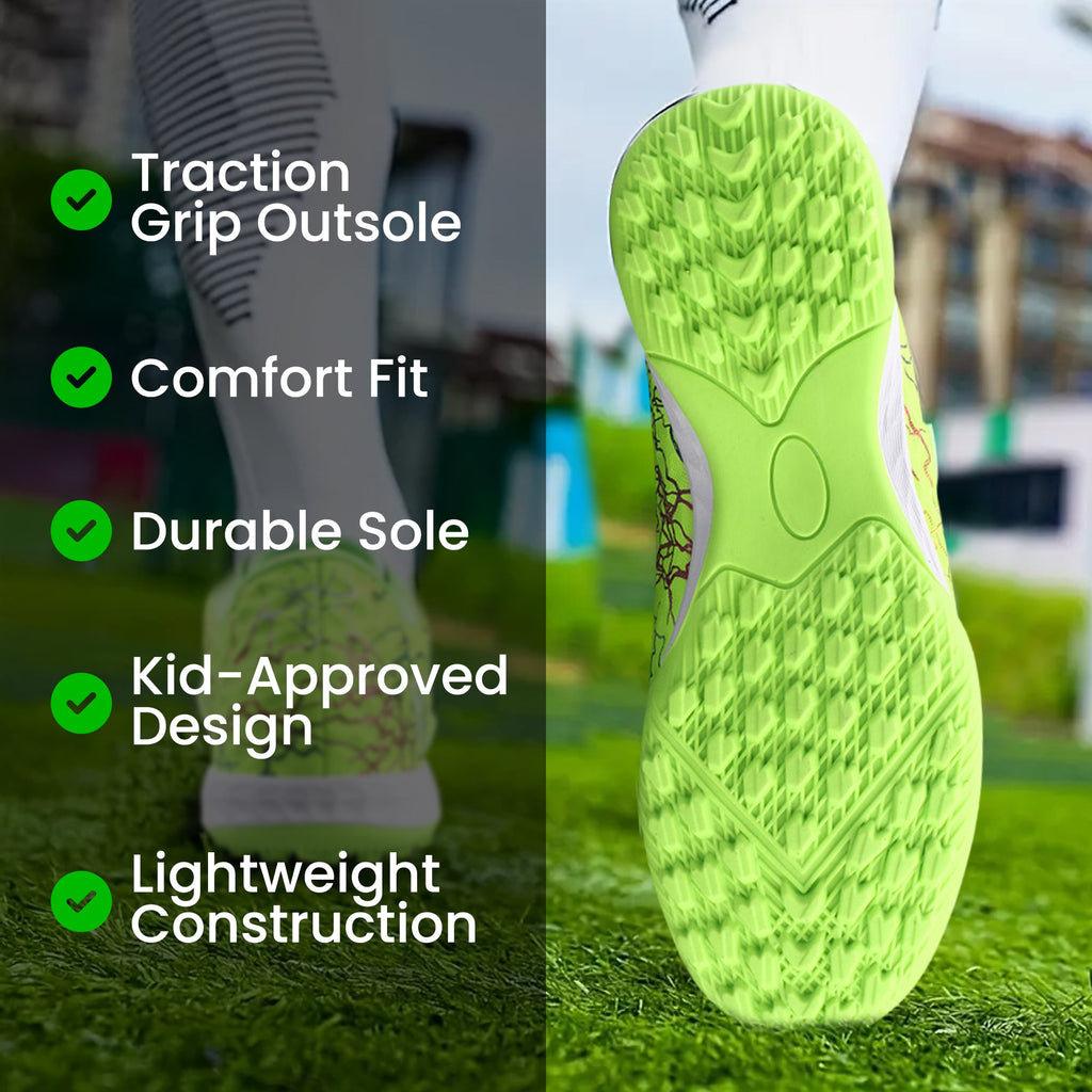 Vizari Zodiac Velcro Junior Turf Soccer Shoes – Green