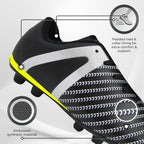 Impact Firm Ground Soccer Shoes -Black/White - Vizari Sports