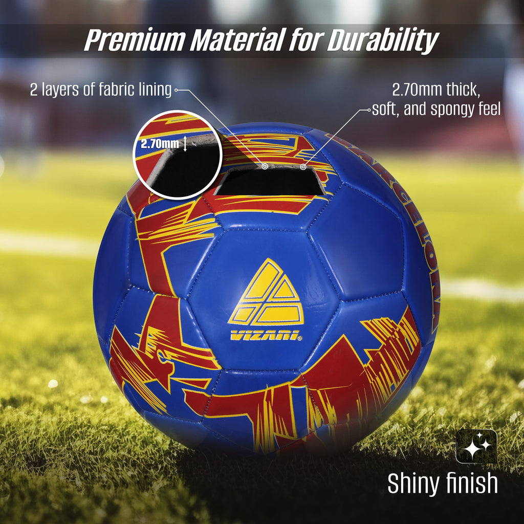 Vizari Club Team Soccer Ball – Barcelona Blue