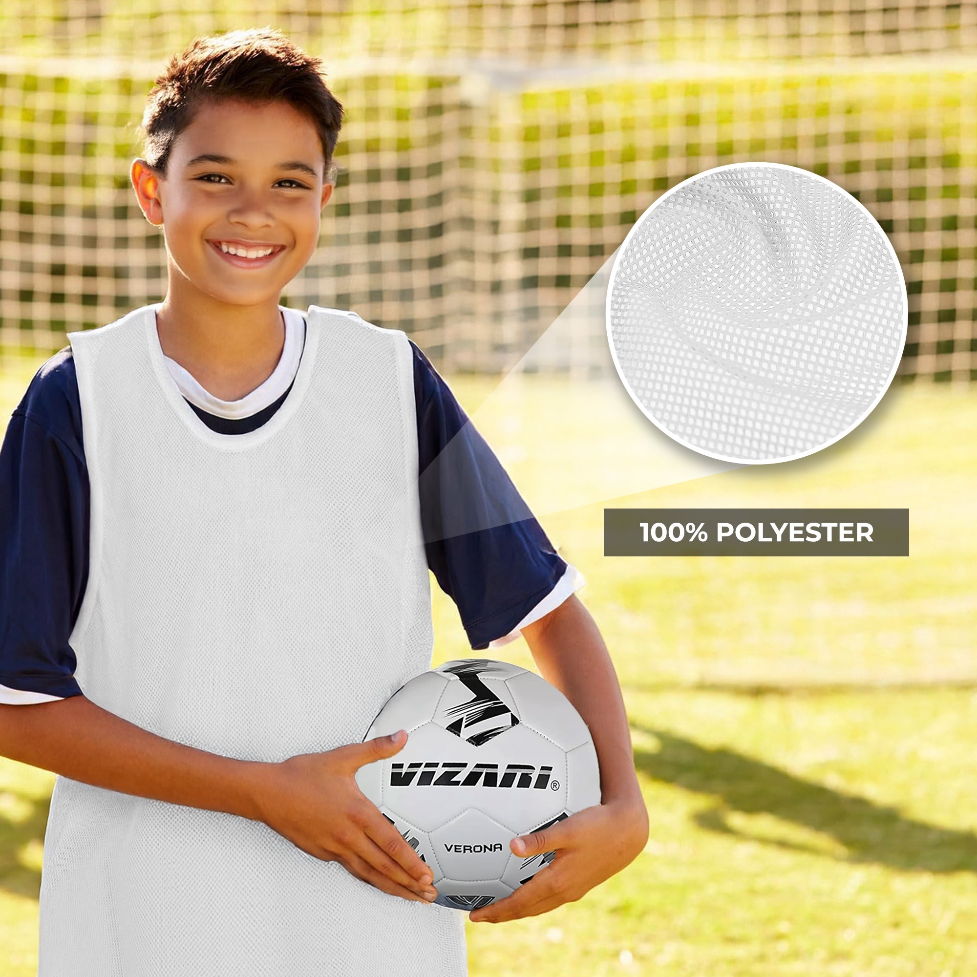 Scrimmage Vest-White - Vizari Sports