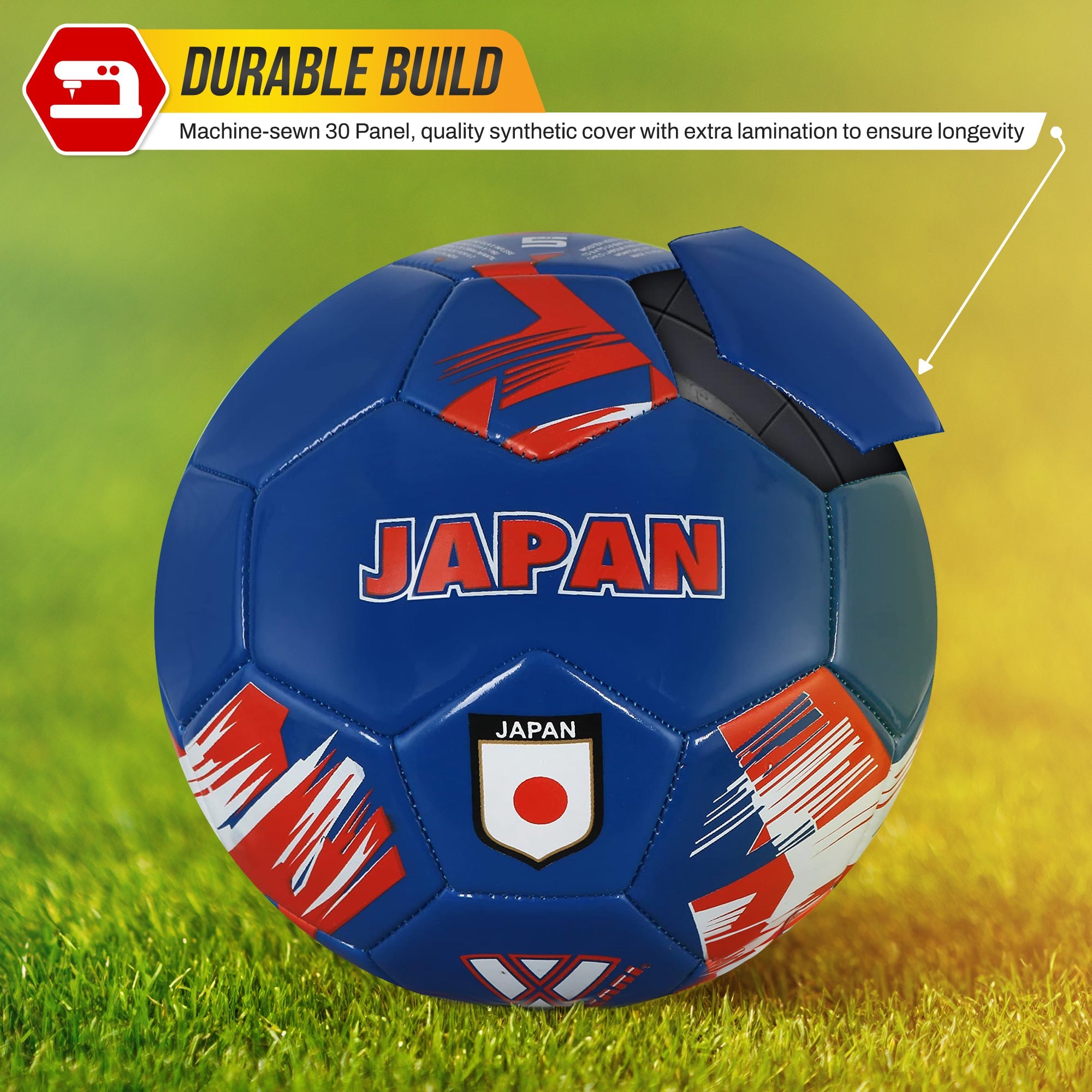 Vizari Mini National Team Soccer Balls-japan Blue