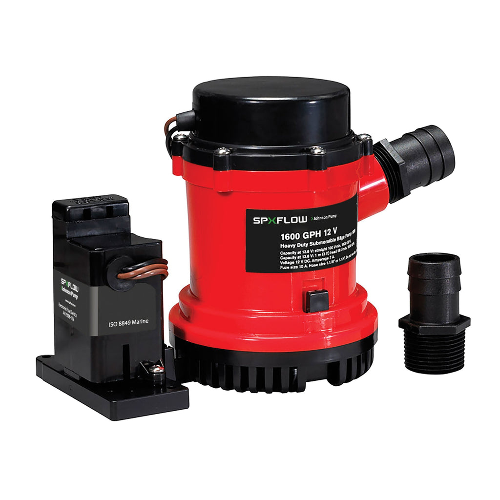 Johnson Pump 1600 Auto Pump With Electro-Magnetic Switch, 12V