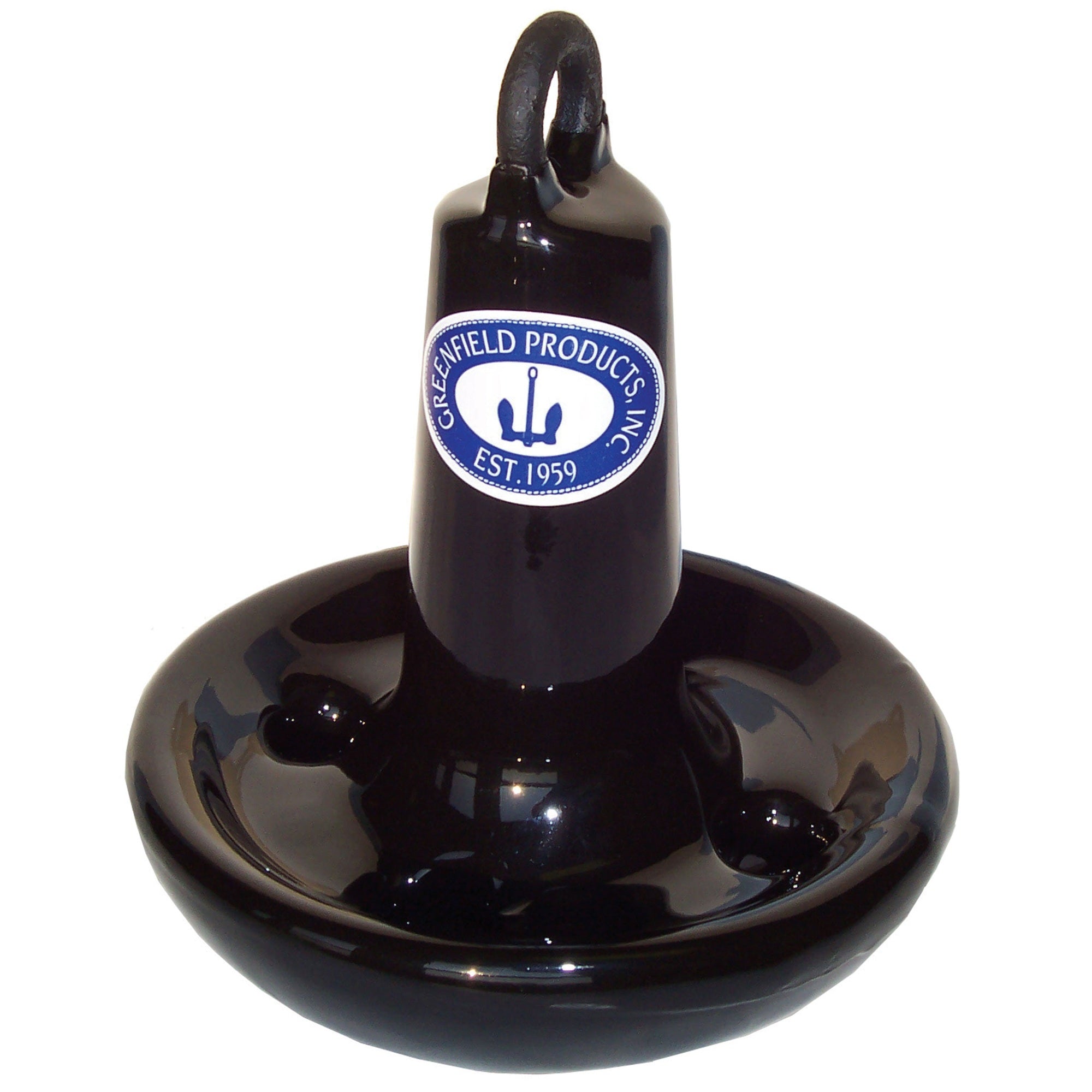 Greenfield 515B Vinyl Coated Mushroom Anchor - Black, 15 Lb.