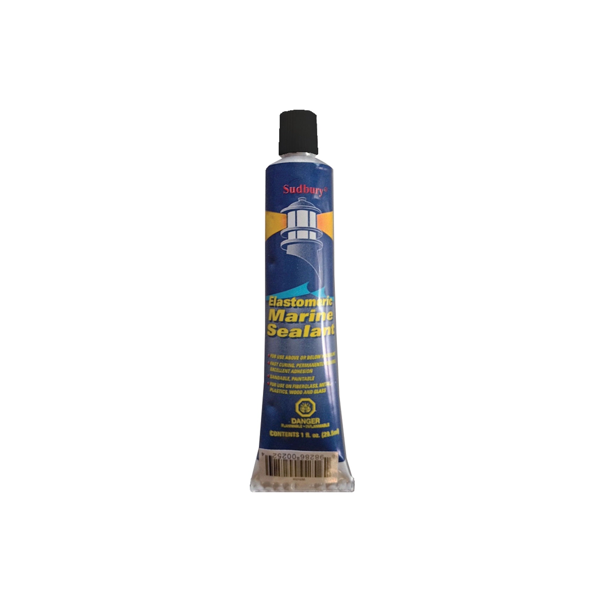 Sudbury 332 Elastomeric Marine Sealant  Black / 1 oz.