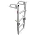 Extreme Max 3005.4089 Aluminum 4Step Compact Folding Pontoon Boarding Ladder
