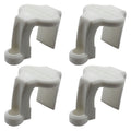 Extreme Max 3005.5064 BoatTector Pontoon Rail Fender Hanger/Adjuster  White, Pack of 4