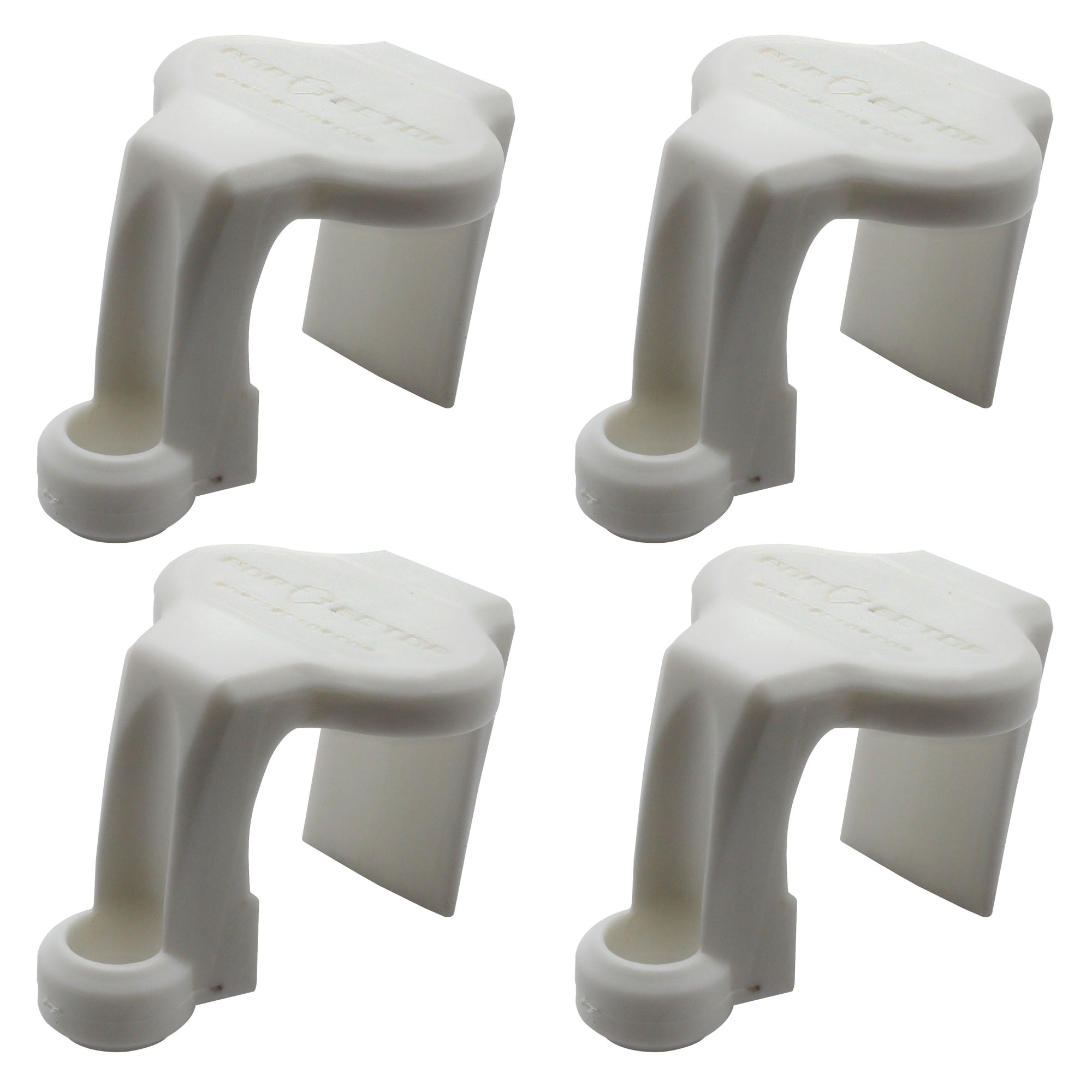Extreme Max 3005.5064 BoatTector Pontoon Rail Fender Hanger/Adjuster  White, Pack of 4