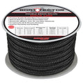 Extreme Max 3006.2315 Boattector Double Braid Nylon Dock Line - 3/4'' X 50', Black