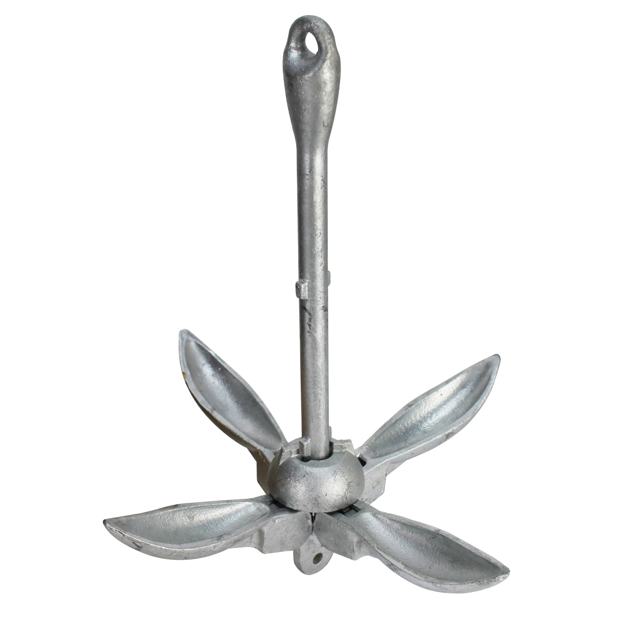 Extreme Max 3006.6666 BoatTector Galvanized Folding/Grapnel Anchor  9 lbs.