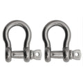 Extreme Max 3006.8336.2 Boattector Stainless Steel Anchor Shackle - 1'', 2-Pack