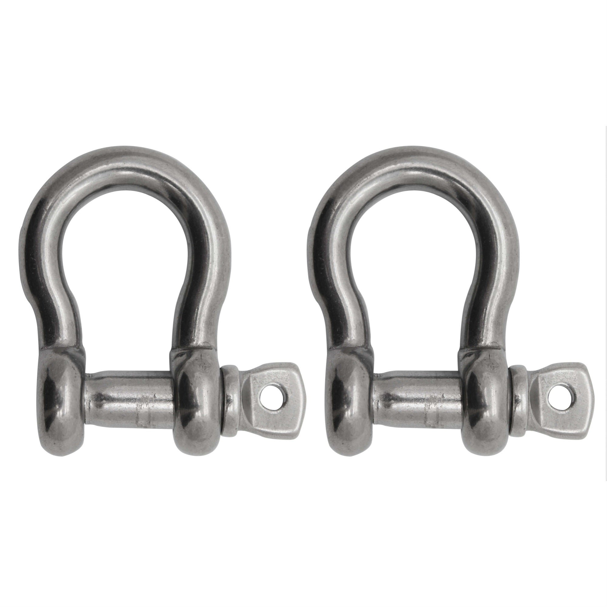 Extreme Max 3006.8336.2 Boattector Stainless Steel Anchor Shackle - 1'', 2-Pack