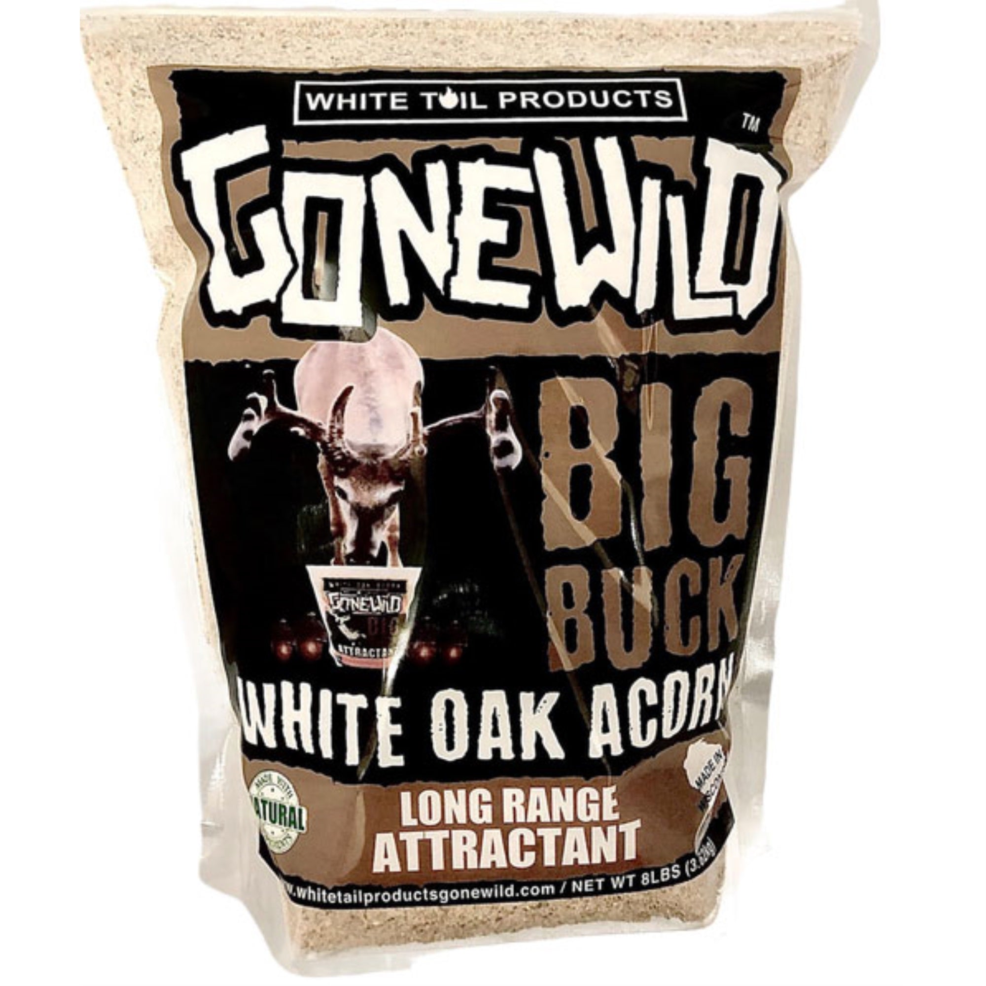 Whitetail Products Gone Wild 1659 Big Buck Attractant White Oak Acorn   8 lbs.