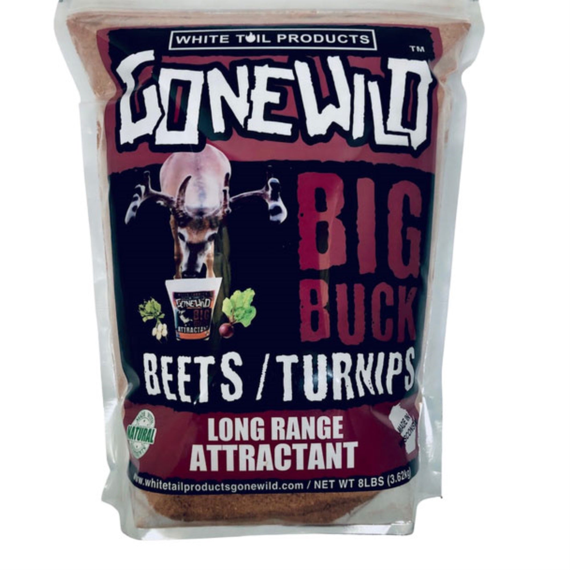 Whitetail Products Gone Wild 0534 Big Buck Attractant Beets/Turnips   8 lbs.