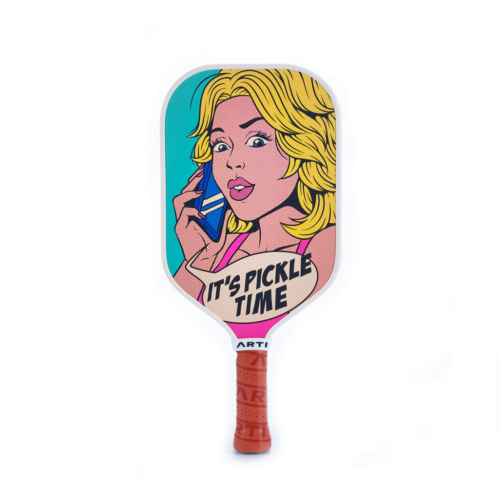 ARTI 16mm Carbon Fiber Kristen & Kristy "IT'S PICKLE TIME" Paddle