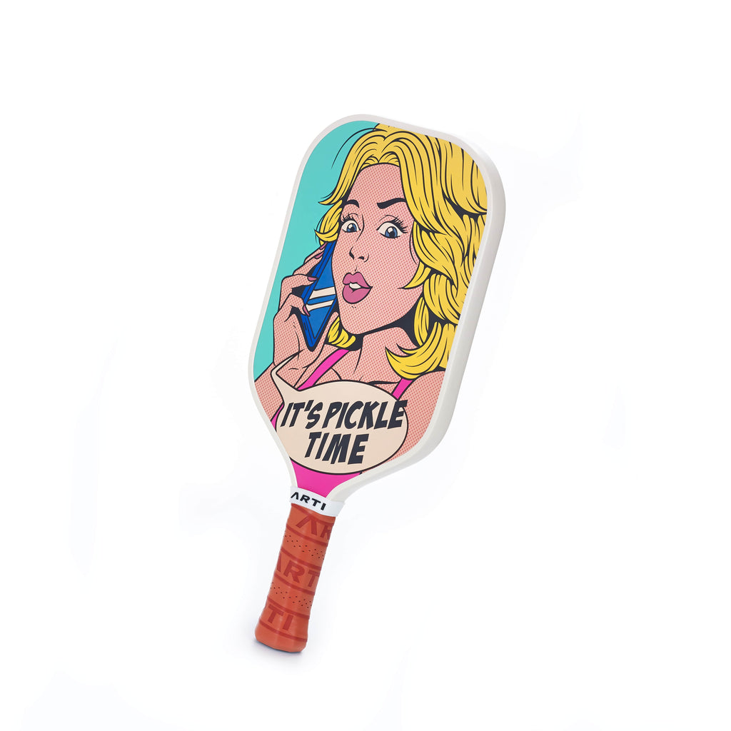 ARTI 16mm Carbon Fiber Kristen & Kristy "IT'S PICKLE TIME" Paddle
