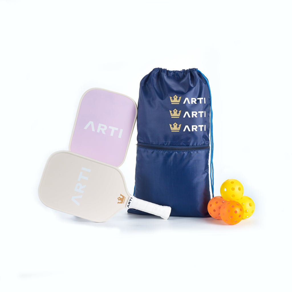 ARTI Fiberglass "Dogs & Giraffes" Pickleball Paddle Set