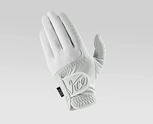 Vice Golf Vice Duro Glove Left (L) New Duro Glove Left Hand (L)- White, Large (Viceduro-L)