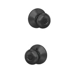 Entry Knob Plymth Mtblk (Pack Of 1)
