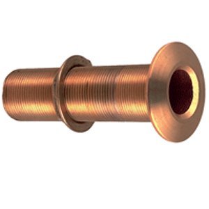 Perko 3/4'' Thru-Hull Fitting W/Pipe Thread Bronze Extra Long - Max Hull 5'' Thick