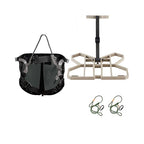 XOP Full RUT - Full Mobile Saddle Hunting System - Invader Saddle Platform, Mutant Saddle Harness, 4 Pack of X2 Sticks, J Hook S