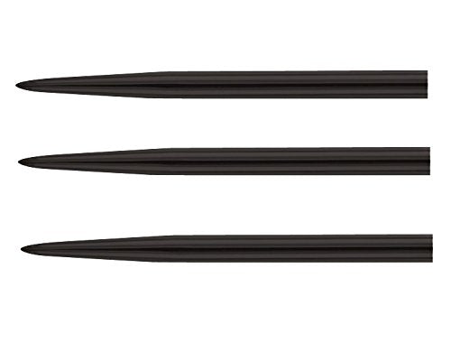 Us Darts Steel Black 43Mm (1 21/16Th) Steel Tip Dart Replacement Points - 5 Sets (15 Points)